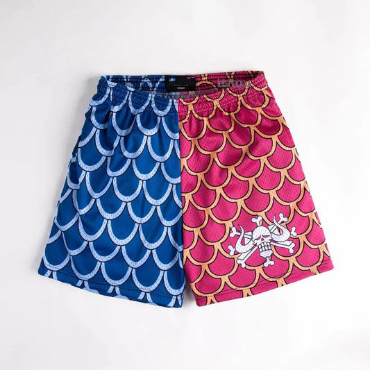 One Piece Anime/Manga Mesh Gym Shorts